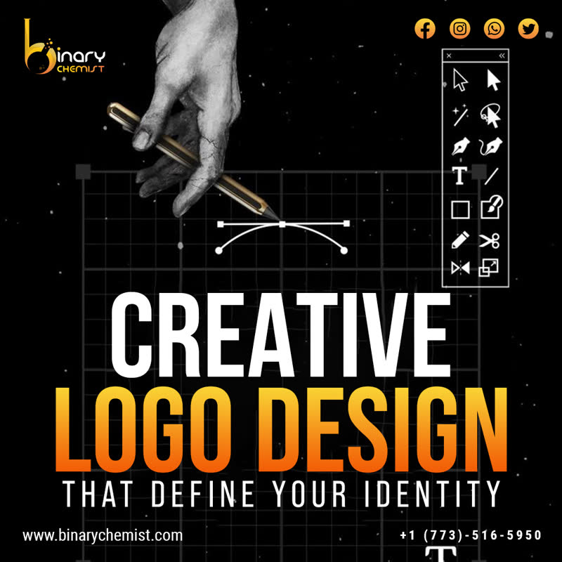 Binary Chemist — Creative Logo Design