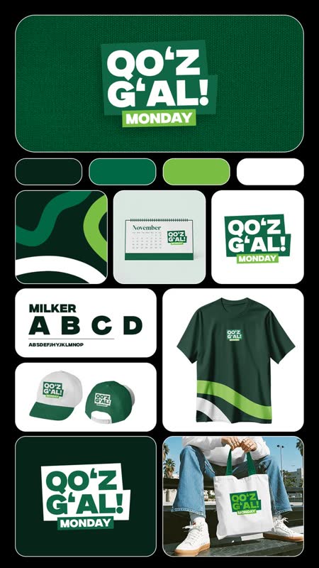 Qo’z G’al — Brand Identity