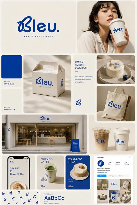 Bleu — Brand Identity