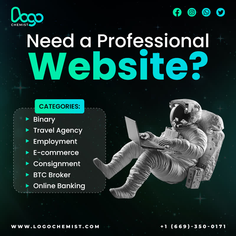 Logo Chemist — Need A Website?